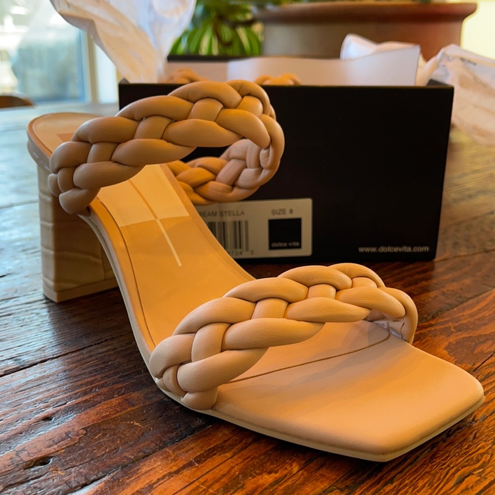 Brand New Dolce Vita Cream Stella Heels
